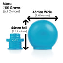 ACUITY POCO Low-Profile Shift Knob in Satin Teal Anodized Finish