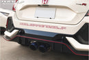 J's Racing Dual 70RS Cat-Back Exhaust - 2017+ Honda Civic Type R (FK8)