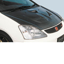 INGS+1 N-SPEC Aero Hood (FRP) - 02-05 Honda Civic Type R (EP3)