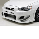 INGS+1 N-SPEC Front Bumper (FRP) - 08-15 Mitsubishi Lancer Evolution X (CZ4A)