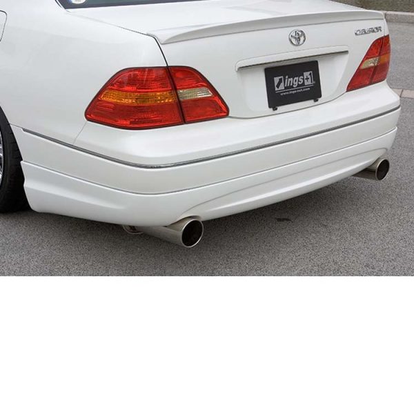INGS+1 LX SPORT Rear Half Spoiler (Hybrid Aero) - 00-03 Lexus LS430 ...