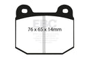 EBC Rear Brake Pads - 03-04 Infiniti G35 3.5 (Manual) (Brembo) Yellowstuff