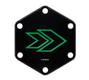 NRG Arrow Engraved Horn Delete Button- Green – Default Title