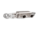Akrapovič Link Pipe Set with Cat (Stainless Steel) – 2016–2017 Porsche 911 Carrera S / 4 / 4S / GTS (991.2)