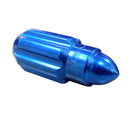 NRG 500 Series M12 X 1.5 Bullet Shape Steel Lug Nut Set - 21 Pc with Lock Key – Blue