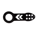 NRG Universal Front Tow Hook - Black – Black