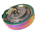 NRG Thin Steering Wheel Quick Release – Chrome Neochrome
