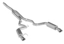 MBRP 3" Dual Rear Exit Black-Coated Aluminized Steel Street Profile Cat-Back Exhaust – 2015-2018 Ford Mustang EcoBoost 2.3L Coupe (S550) – MBRP S7274BLK same MBRP product-family image