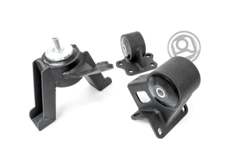 Innovative 00-05 Toyota MR2 Spyder 1ZZ Black Steel Mounts 75A Bushings (No Front Mount)