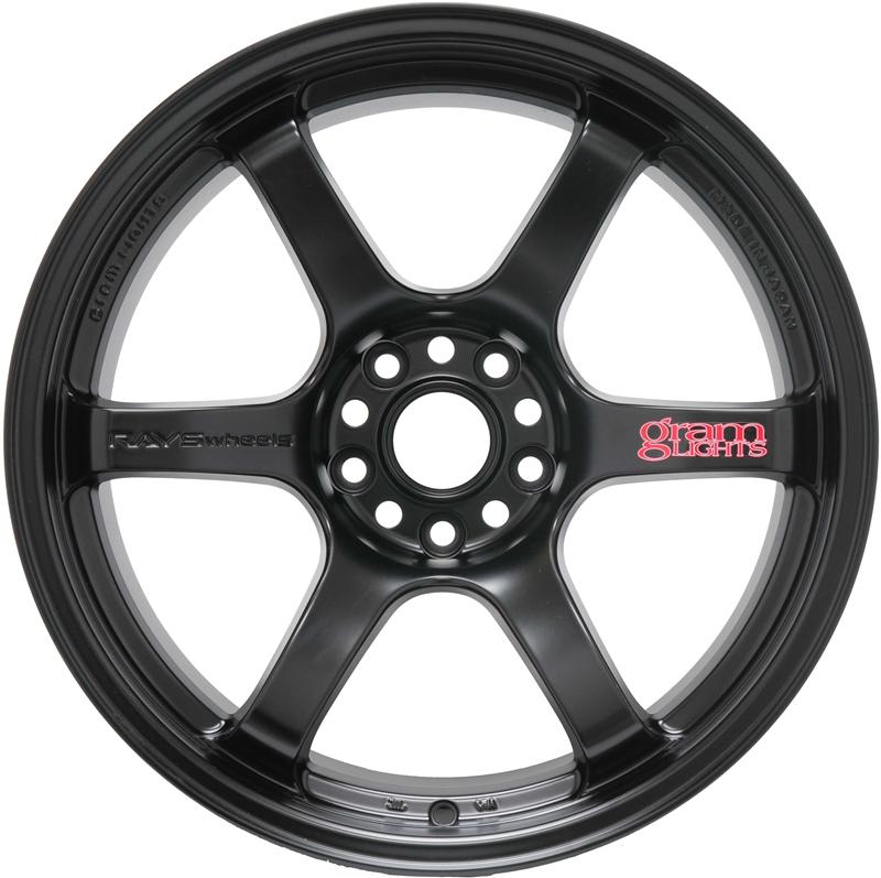 Gram Lights 57DR Wheel - 18x9.5 +38 | 5x114.3 | Semi Gloss Black