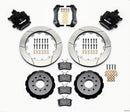 Wilwood Combination Parking Brake Rear Brake Kit (12.88 in Slotted Rotors - Black Calipers) - 1994-2004 Ford Mustang | 140-10158