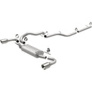 MagnaFlow 10-12 Mazda 3 L4 2.5L Hatchback Split Rear Exit Stainless Cat Back Performance Exhaust