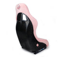 NRG Prisma Fiberglass Bucket Seat – Medium – Pink / Alcantara