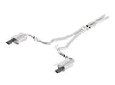 Borla Cat-Back Exhaust – S 15-17 Ford Mustang GT 5.0L V8 (Black Chrome) - Borla exhaust system