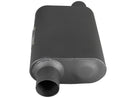 aFe Muffler – Scorpion Replacement In / Out Baffled Offset / Offset 13inL x10inW x4inH