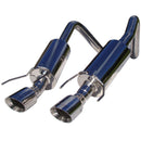 MBRP Dual Rear Exit T304 Stainless Steel Axle-Back Exhaust w/ Round Tips – 2005-2008 Chevrolet Corvette C6 – MBRP S7000304
