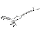 Borla Cat-Back Exhaust – 2017–2018 Chevrolet Camaro ZL1 6.2L V8 with Dual Mode Valves Black Anod - Borla exhaust system