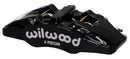 Wilwood Forged Dynapro 6 Left Brake Caliper - 1.62/1.12/1.12 in Piston Bores / 0.810 in Rotor Thickness / Black | 120-13435-BK