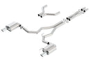 Borla Cat-Back Exhaust – 2015–2017 Ford Mustang GT 5.0L V8 3in pipe 4in tip - Borla exhaust system