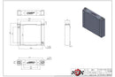 CSF Oil Cooler - M22 x 1.5 - 12in L x 9.33in H x 2.16in W - Universal Large Single-Pass