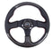 NRG Carbon Fiber Steering Wheel (315mm) Leather Trim w/Red Stitching