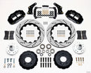 Wilwood Narrow Superlite 6R Front Brake Kit (Black Calipers) - 1957-1970 GM - Large Drop Spindle / 14.00 in Drilled & Slotted Rotors / Hub Kit | 140-10284-D