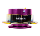 NRG Gen 2.5 Steering Wheel Quick Release – Purple Body / Neo Chrome Ring