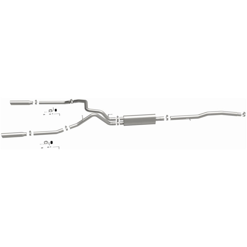 MagnaFlow Sys CB 05- Dakota Dual EC-CC/SB