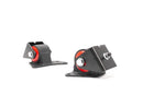 Innovative 94-97 Mazda Miata NA 1.8L Black Steel Replacement Mounts (No Trans Mount)