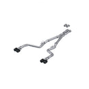 MBRP 3" Quad Rear Exit T304 Stainless Steel Race Profile Cat-Back Exhaust w/ Carbon Fiber Tips – 2015-2023 Dodge Challenger 6.2L/6.4L HEMI – MBRP S71143CF