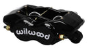 Wilwood Forged Dynalite Brake Caliper - 1.12 in Piston Bore / 0.81 in Rotor Thickness / Black | 120-14932-BK