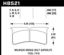 HAWK Performance HT-10 Race Brake Pads - Wilwood Superlite