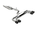 MBRP 3" Quad Rear Exit T304 Stainless Steel Cat-Back Exhaust w/ Carbon Fiber Tips – 2022+ Volkswagen Golf R (MK8) – MBRP S46133CF