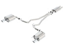 Borla Cat-Back Exhaust – 2015–2017 Ford Mustang 3.7L V6 Single Round Rolled Tips - product image 3