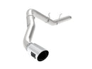 aFe LARGE BORE-HD 5 in. 409 Stainless Steel DPF-Back Exhaust System (Polished Tip) – 19–22 Ram Diesel Trucks 6.7L I6 Turbo Diesel