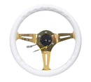 NRG 350mm Wood Grain Steering Wheel – 1.5" Deep Dish