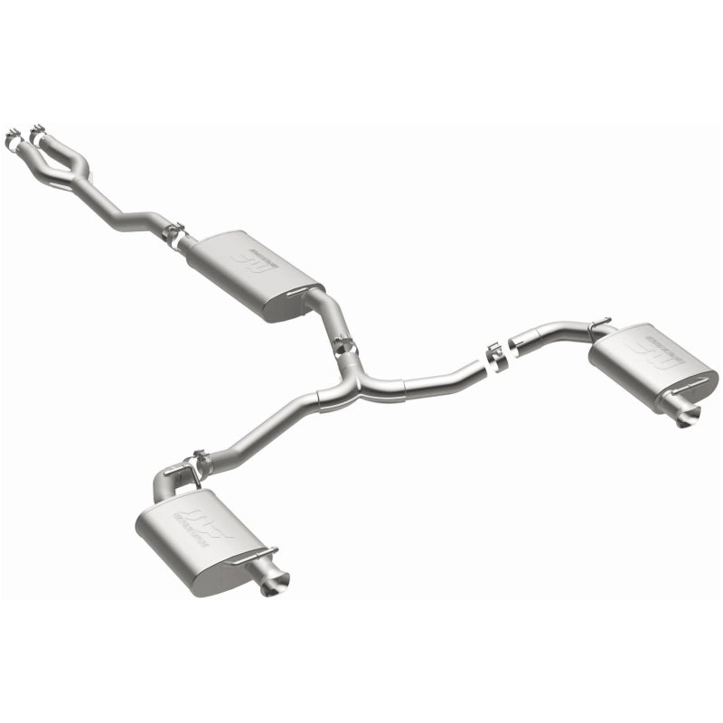 MagnaFlow 11-12 Dodge Charger V6 3.6L Dual Split Rear Exit Stainless Cat-Back Performance Exhaust