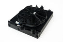 CSF Radiator w/-16AN & Slip-On Fittings/12in SPAL Fan & Shroud - Universal Half