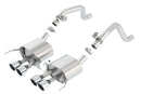 Borla Axle-Back Exhaust – 2014 Chevy Corvette C7 with AFM without NPP Rear Section Quad Tips - product image 2