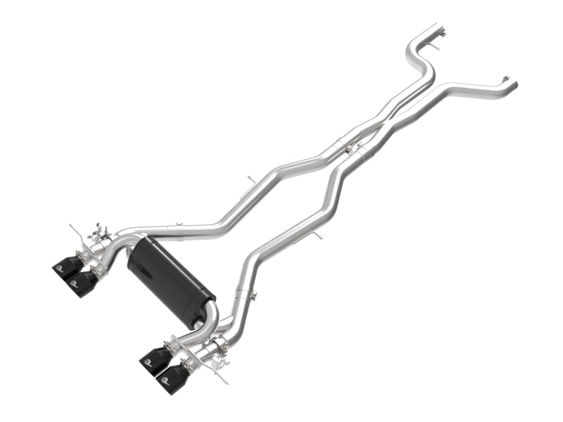 aFe MACH Force-Xp Cat-Back Exhaust w/ Black Tip - 23-25 BMW M2 L6-3.0L (G87)