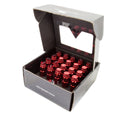 NRG 700 Series M12 X 1.5 Steel Lug Nut with Dust Cap Cover Set 21 Pc with Locks & Lock Socket