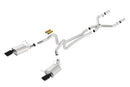 Borla Cat-Back Exhaust – 2013–2014 Mustang GT / Boss 302 5.0L V8 Black Chrome CB - Borla exhaust system