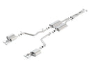 Borla Cat-Back Exhaust – 2011–2014 Dodge Challenger 3.6L Rectangle Tip - Borla exhaust system