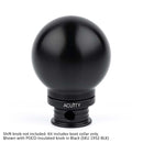 ACUITY Satin Black Aluminum Shift Boot Collar for POCO Shift Knobs