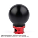 ACUITY Satin Red Aluminum Shift Boot Collar for POCO Shift Knobs