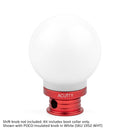 ACUITY Satin Red Aluminum Shift Boot Collar for POCO Shift Knobs