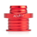 ACUITY POCO Low-Profile Shift Knob in Satin Red Anodized Finish