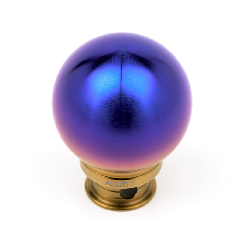 POCO-Ti Low Profile Shift Knob in Burnt Titanium Finish (M10x1.5)