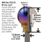 POCO-Ti Low Profile Shift Knob in Burnt Titanium Finish (M10x1.5)