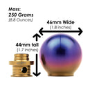 POCO-Ti Low Profile Shift Knob in Burnt Titanium Finish (M10x1.5)
